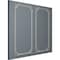 Ekena Millwork 31-in. W x 62-in. H Devon Rope Panel Moulding Kit Double Panel PMLKDE31X62B - alternate 10